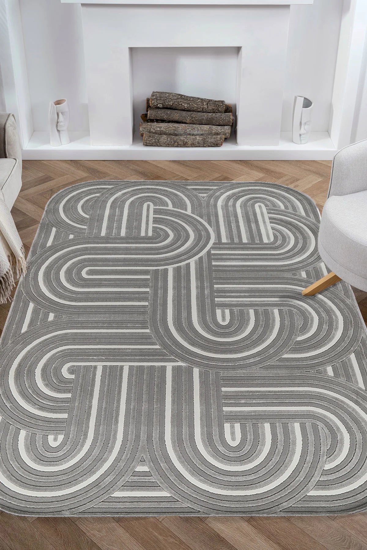Beyome Krem Yumuşak Dokulu Makine Halısı BYM05