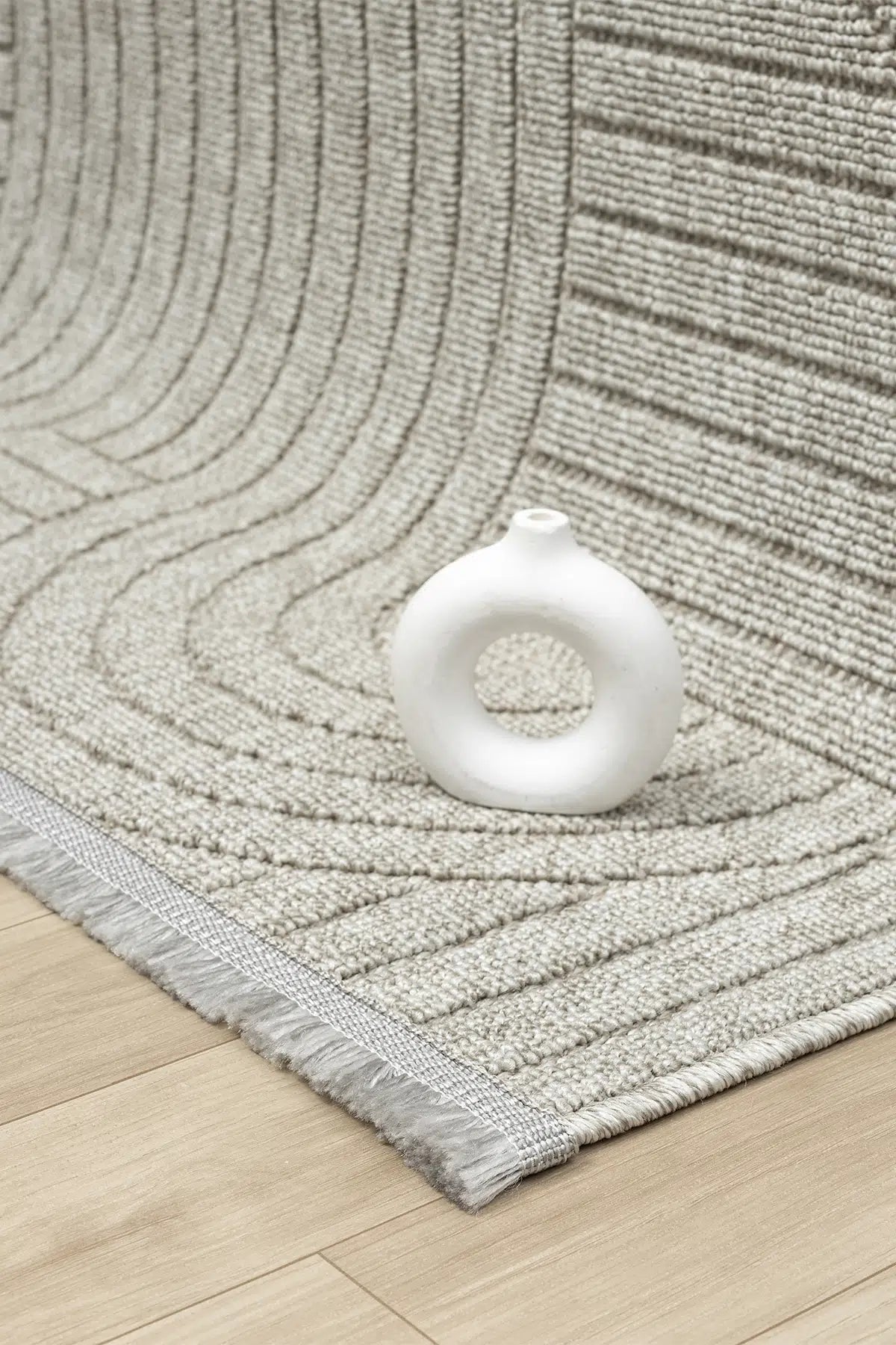 Loopy Gri Halı Salon Oturma Odası Çocuk Odası Yatak Odası Halısı