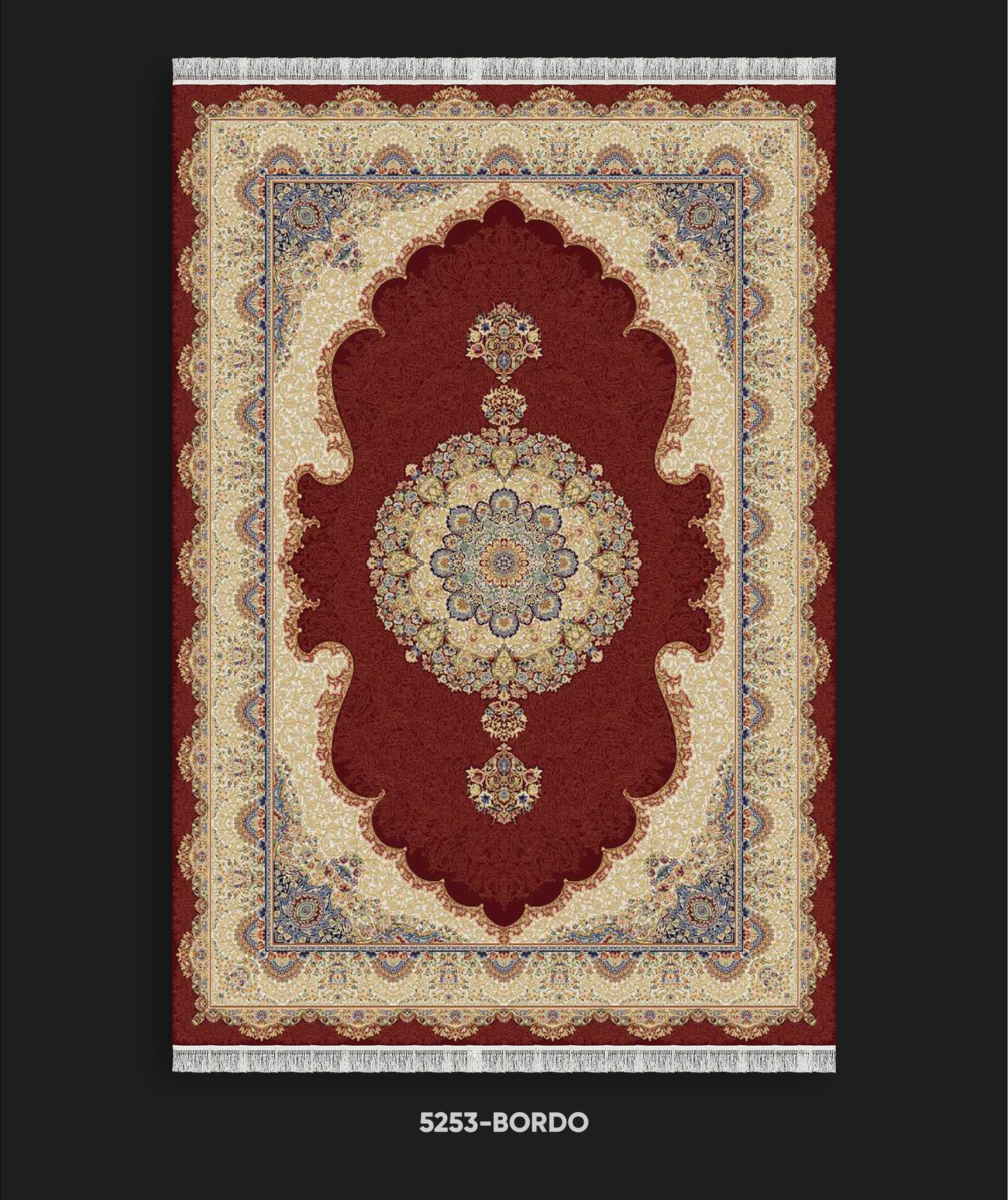 Beyome Ottoman Bordo Halı BYM05