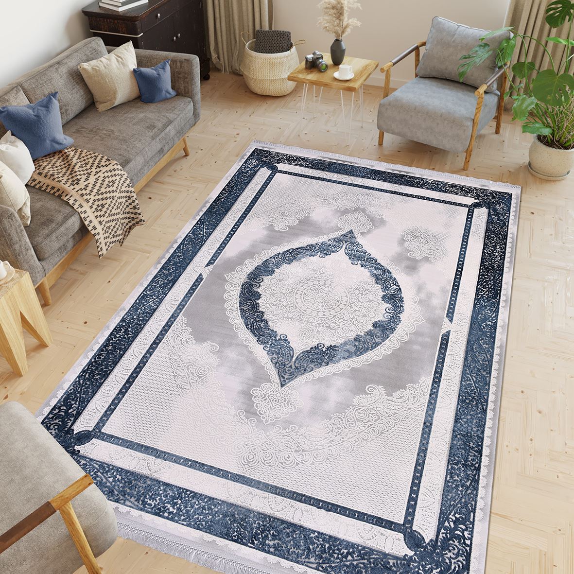 Beyome İpekli Bambu Halı BYM35