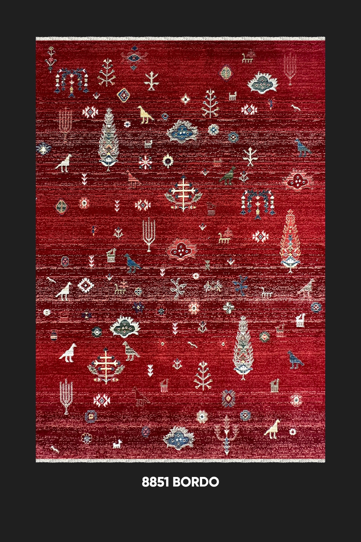 Beyome Vintage Bordo Halı BYM04