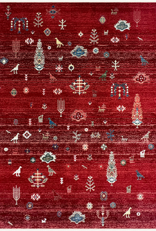 Beyome Vintage Bordo Halı BYM04