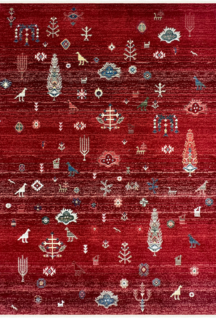 Beyome Vintage Bordo Halı BYM04
