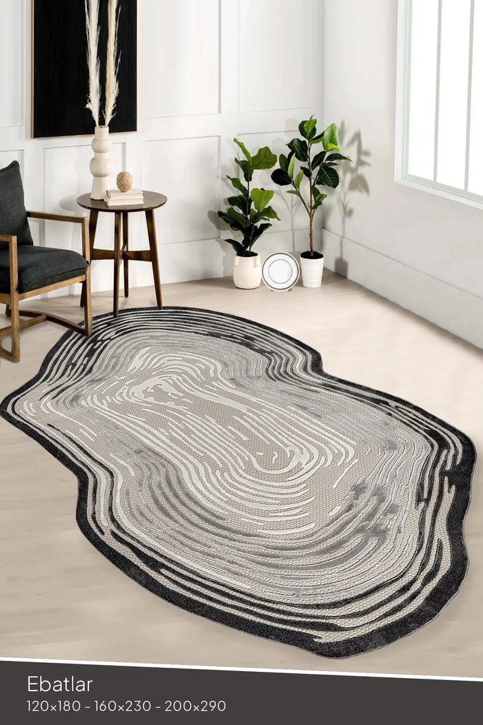 Beyome Krem Yumuşak Dokulu Makine Halısı BYM01