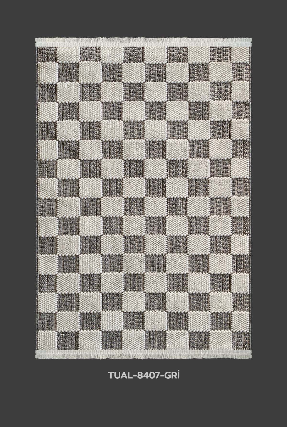 Beyome Tual Gri Halı BYM05