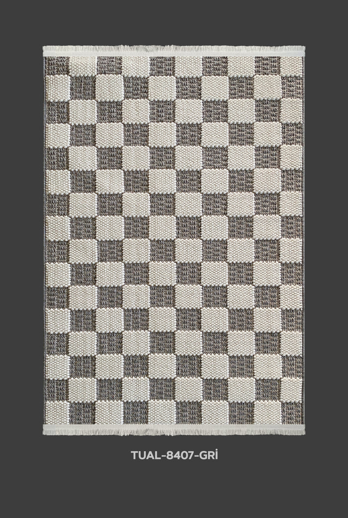 Beyome Tual Gri Halı BYM05