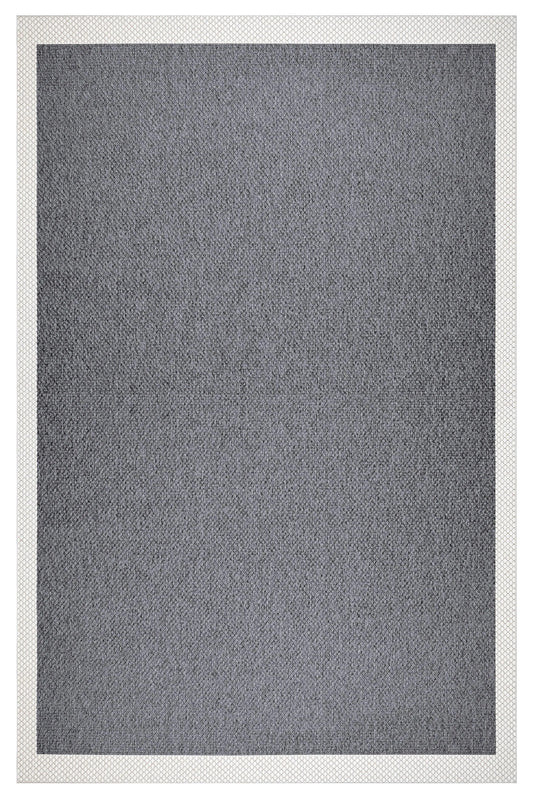 Naturel Sisal Antrasit Krem Halı BYM06