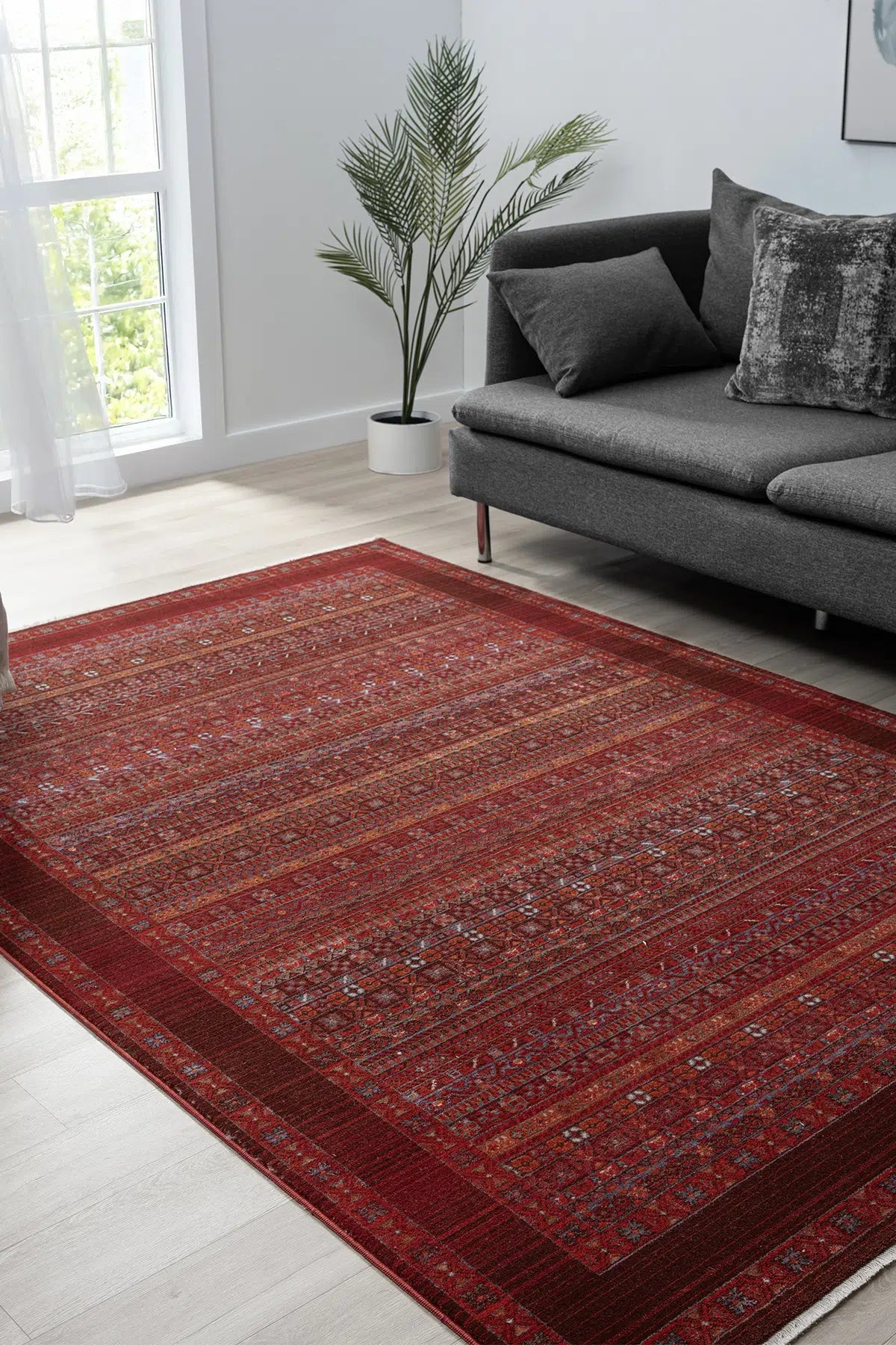 Asır Bordo Halı Salon Oturma Odası Çocuk Odası Yatak Odası Halısı
