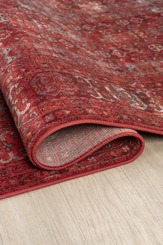 Asır Bordo Halı Salon Oturma Odası Çocuk Odası Yatak Odası Halısı