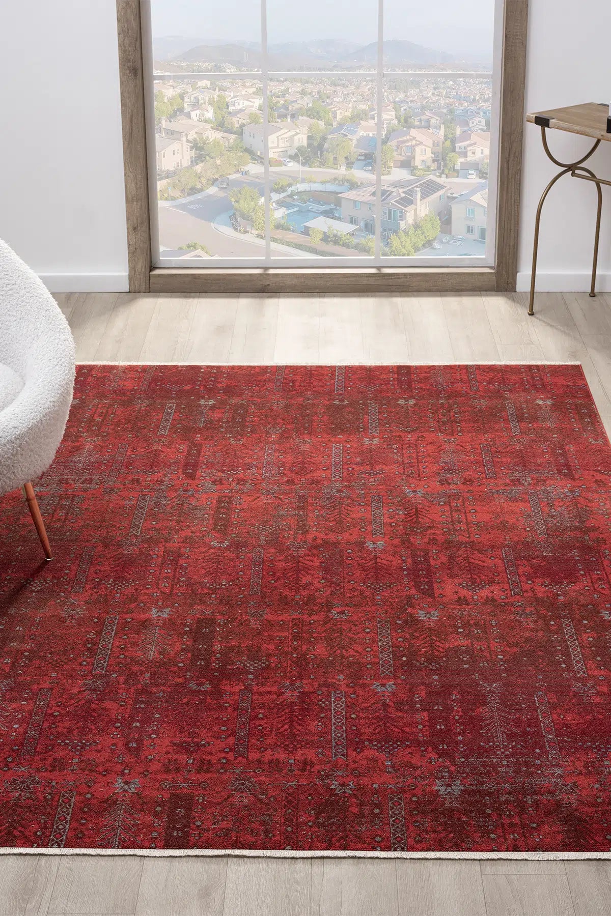 Asır Bordo Halı Salon Oturma Odası Çocuk Odası Yatak Odası Halısı