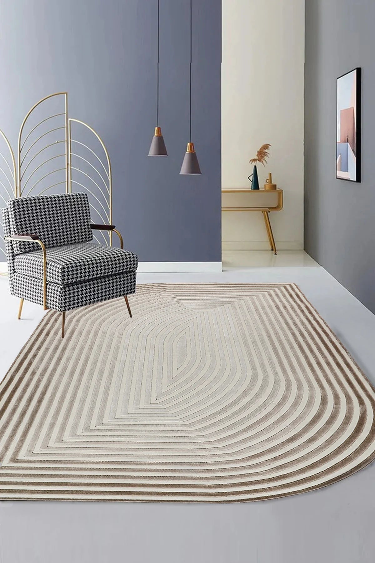 Beyome Krem Yumuşak Dokulu Makine Halısı BYM07