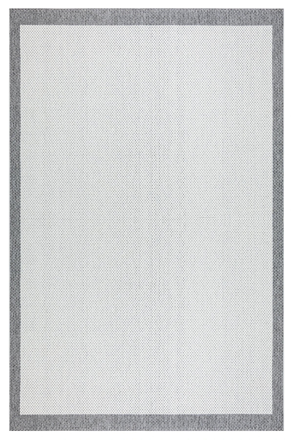 Naturel Sisal Krem Antrasit Halı BYM05