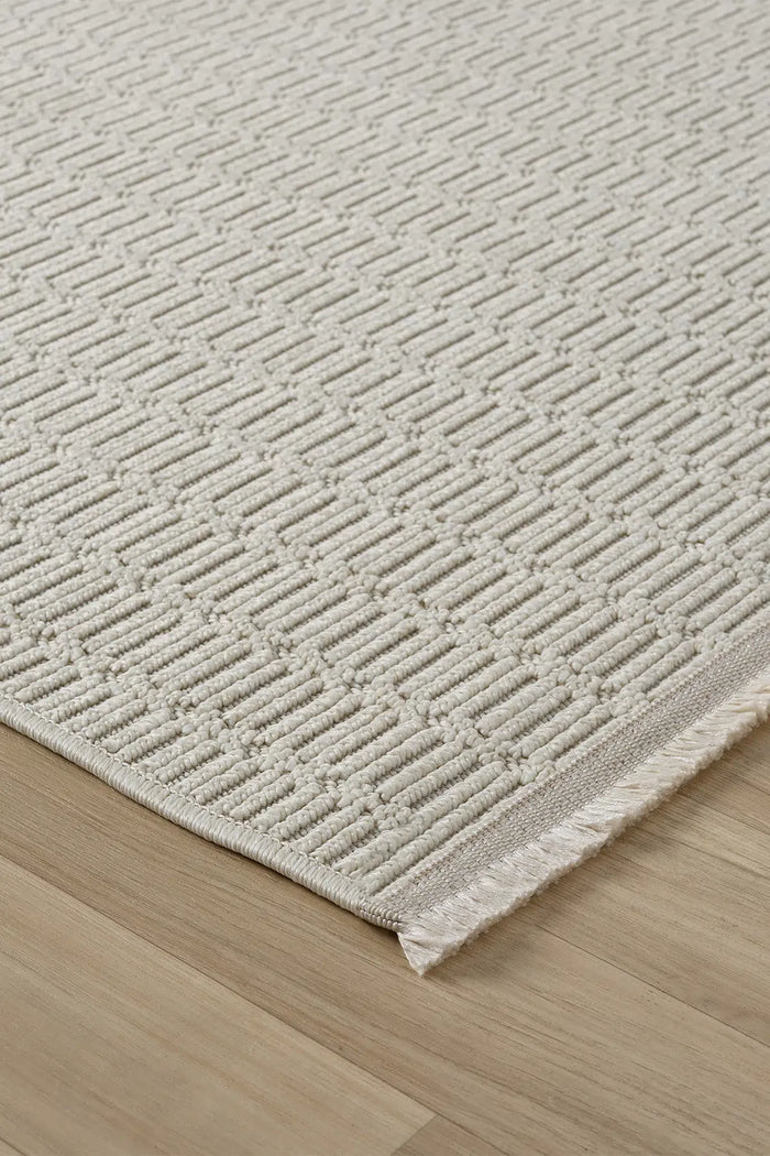 Loopy Krem Halı Salon Oturma Odası Çocuk Odası Yatak Odası Halısı