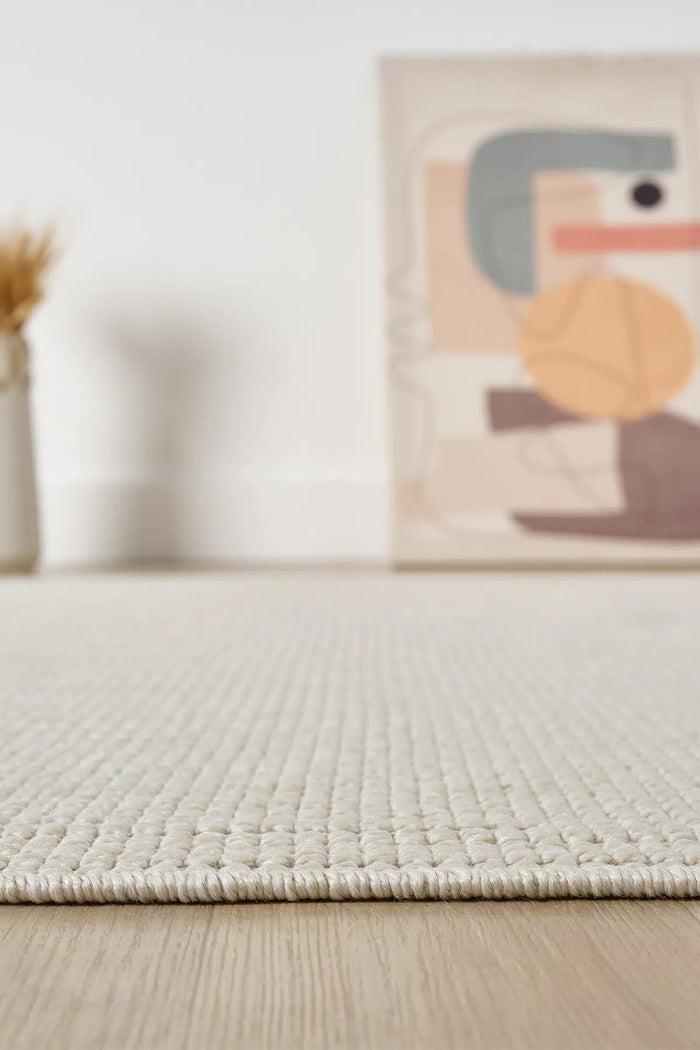Loopy Krem Halı Salon Oturma Odası Çocuk Odası Yatak Odası Halısı