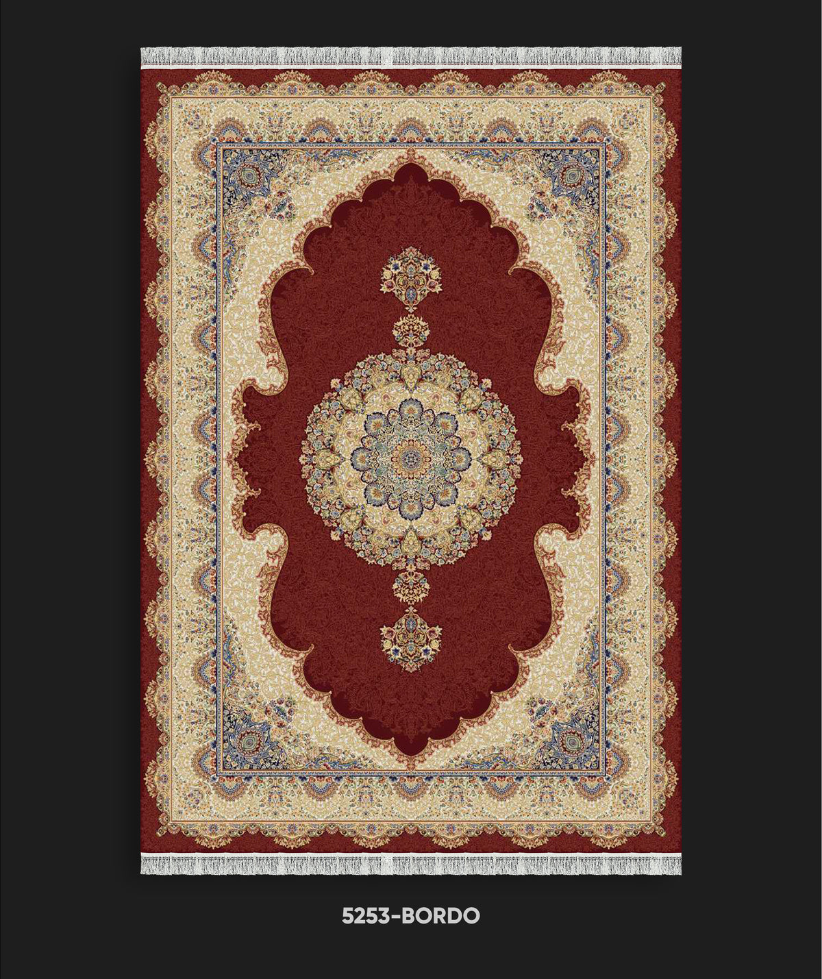 Beyome Ottoman Bordo Halı BYM05