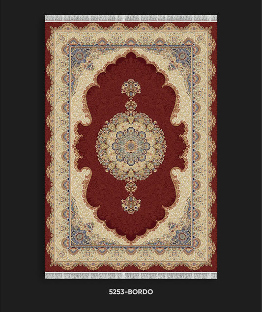 Beyome Ottoman Bordo Halı BYM05